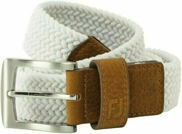 Footjoy Footjoy Braided White Regular Remen