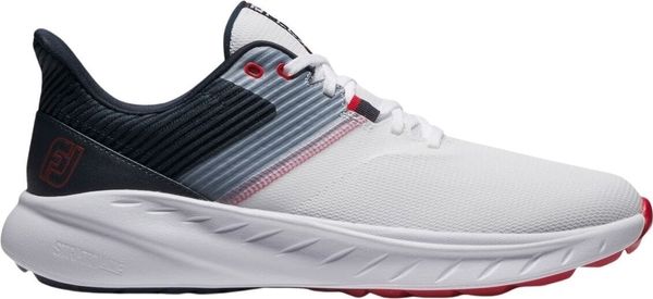 Footjoy Footjoy Flex White/Navy/Red 45 Muške cipele za golf