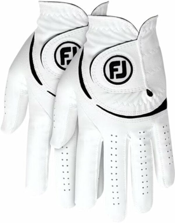 Footjoy Footjoy Weathersof Golf (2 Pack) White/Black Lijeva ruka XL Muške rukavice