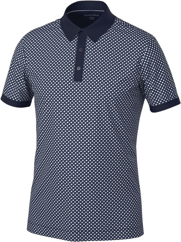Galvin Green Galvin Green Mate Mens Polo Shirt Cool Grey/Navy M