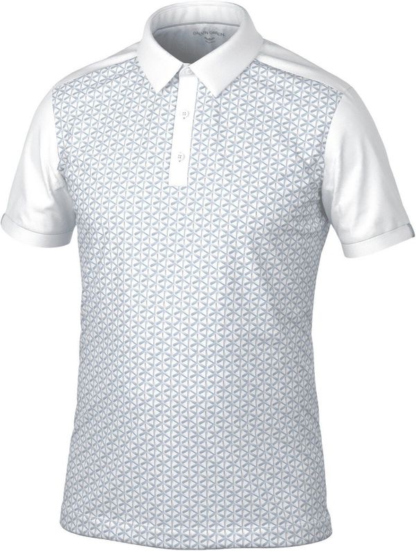 Galvin Green Galvin Green Mio Mens Polo Shirt Grey/White 2XL