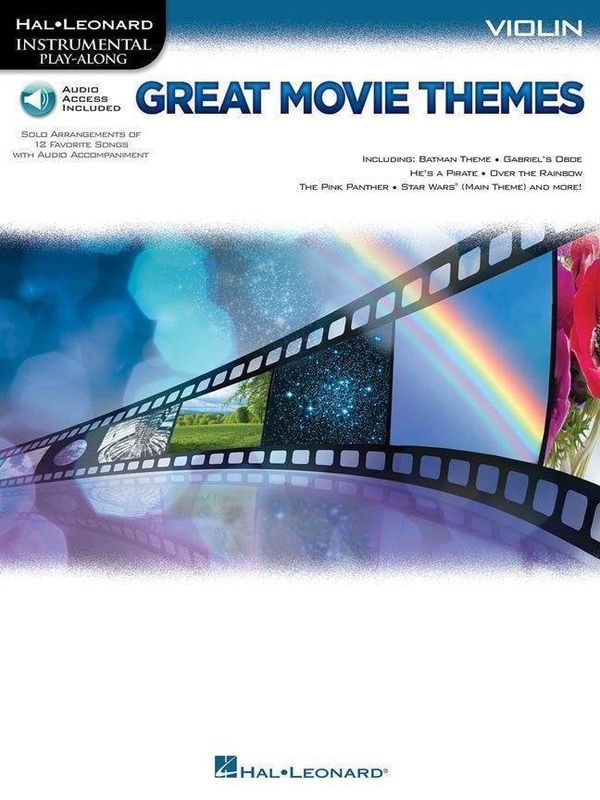 Hal Leonard Hal Leonard Great Movie Themes: Instrumental P-A Violin Violin Note