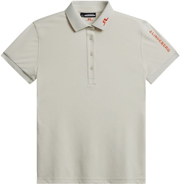 J.Lindeberg J.Lindeberg Tour Tech Womens Polo Almond Milk S
