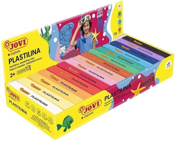Jovi Jovi Dječja masa za modeliranje 15 Colours 15 x 150 g