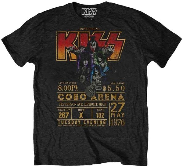 Kiss Kiss Košulja Cobo Arena '76 Unisex Black XL