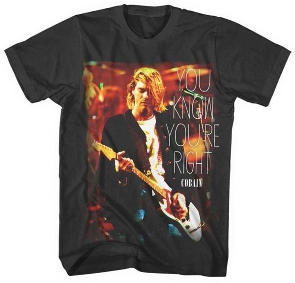 Kurt Cobain Kurt Cobain Košulja You Know You're Right Unisex Black L