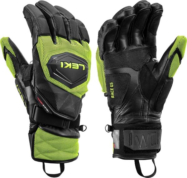 Leki Leki WCR Venom GS 3D Black/Ice Lemon 8 Skijaške rukavice