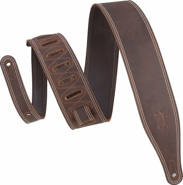 Levys Levys M17BDS Kožnati remen za gitaru Dark Brown