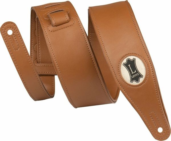 Levys Levys M17VGN-TAN Kožnati remen za gitaru Tan