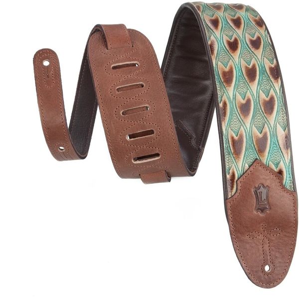 Levys Levys M4WP-004 Kožnati remen za gitaru Arrowhead Turquoise