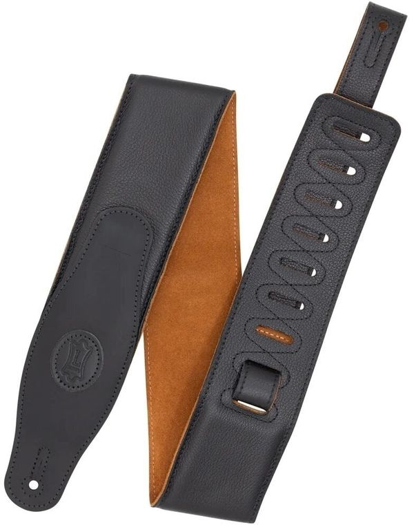 Levys Levys MGS83CS-BLK-HNY Kožnati remen za gitaru Black & Honey