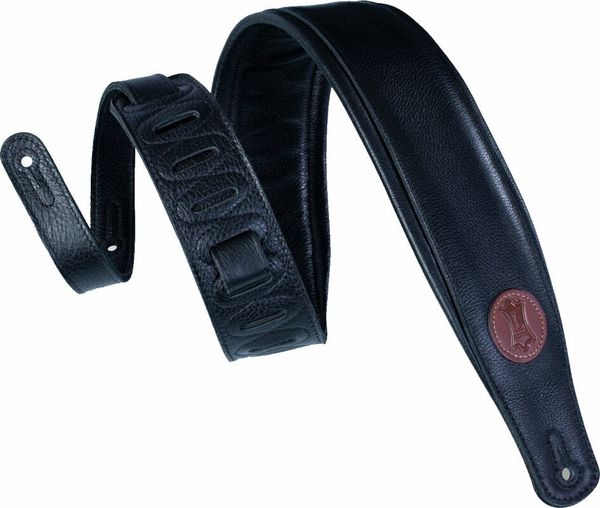 Levys Levys MSS2-XL Kožnati remen za gitaru Black