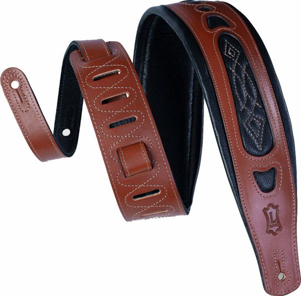 Levys Levys PM31 Kožnati remen za gitaru Walnut