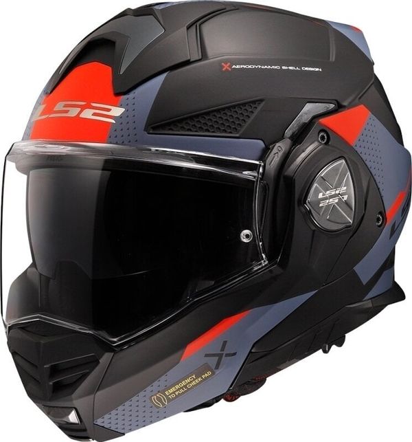 LS2 LS2 FF901 Advant X Oblivion Matt Black/Blue XL Kaciga