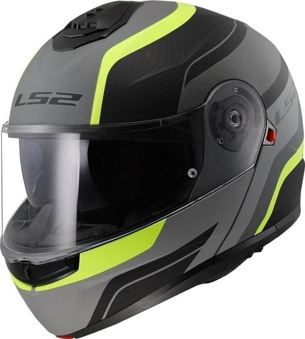LS2 LS2 FF908 Strobe II Monza Matt Black/Hi-Vis Yellow 2XL Kaciga