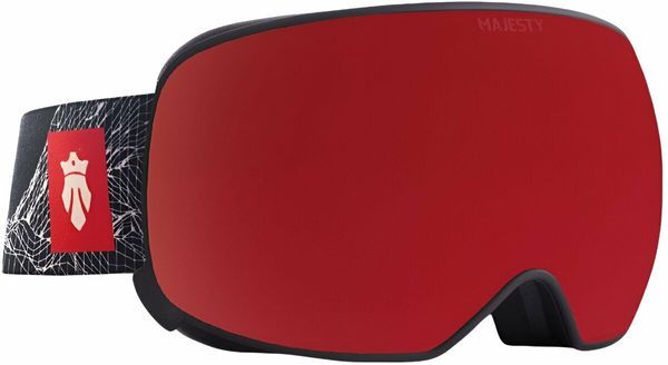 Majesty Majesty The Force Spherical Magnetic Black/Xenon HD Red Garnet + Xenon HD Rose Revo Skijaške naočale