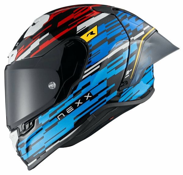 Nexx Nexx X.R3R Glitch Racer Blue/Red M Kaciga