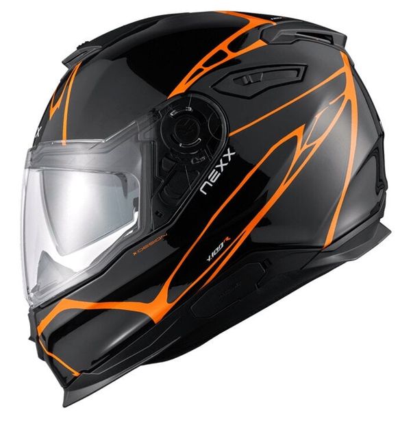 Nexx Nexx Y.100 B-Side Black/Orange XL Kaciga