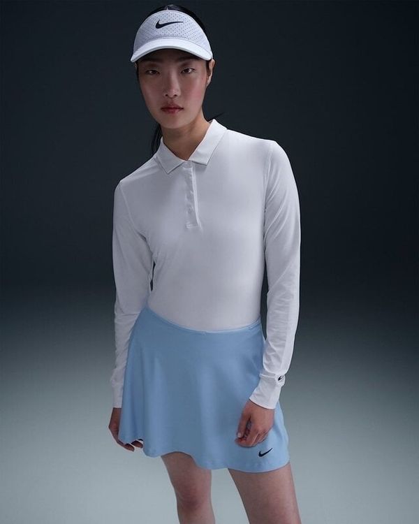 Nike Nike Dri-Fit Victory Womens Long Sleeve White/Black L Polo majica