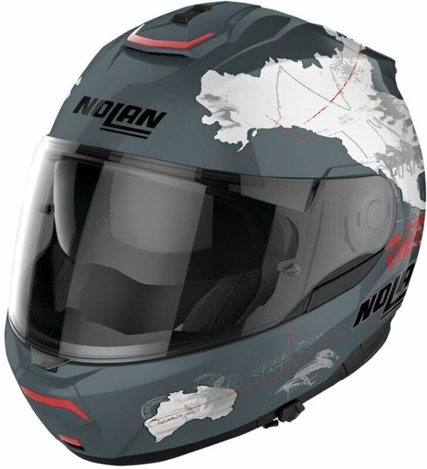 Nolan Nolan N100-6 Legend C.Checa N-Com Slate Grey C.Checa/White 3XL XL Kaciga
