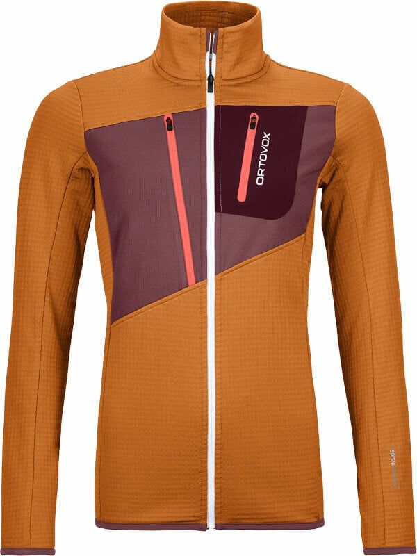 Ortovox Ortovox Fleece Grid Jacket W Sly Fox L Majica s kapuljačom na otvorenom