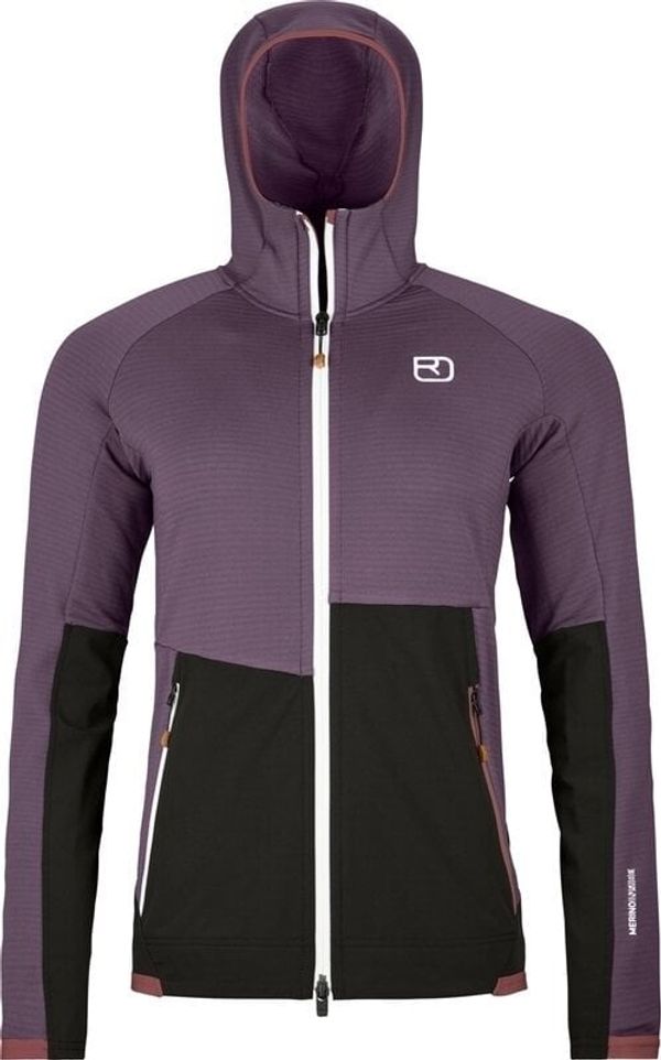 Ortovox Ortovox Fleece Rib Hoody Womens Wild Berry XS Majica s kapuljačom na otvorenom