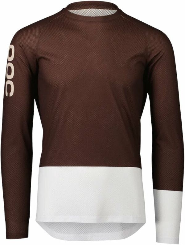 POC POC MTB Pure LS Jersey Dres Axinite Brown/Hydrogen White L