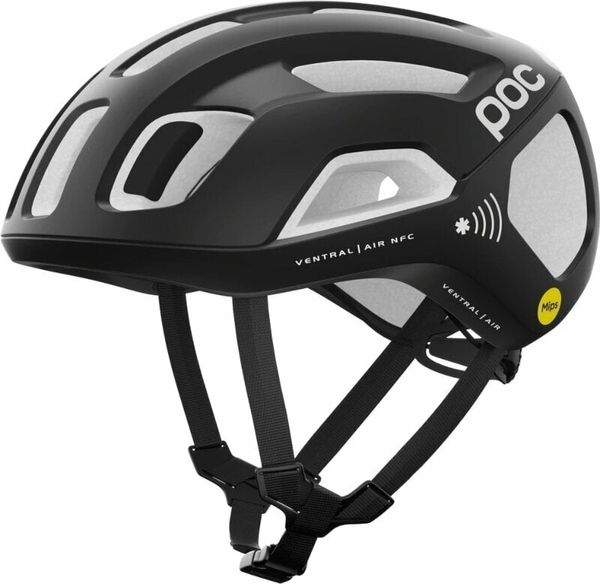 POC POC Ventral Air MIPS Uranium Black/Hydrogen White Matt 50-56 Kaciga za bicikl
