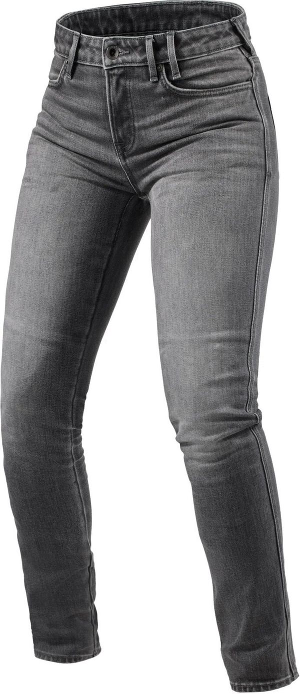 Rev'it! Rev'it! Jeans Shelby 2 Ladies SK Medium Grey Stone 32/30 Moto traperice