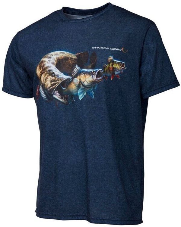 Savage Gear Savage Gear Majica Cannibal Tee Blue XL