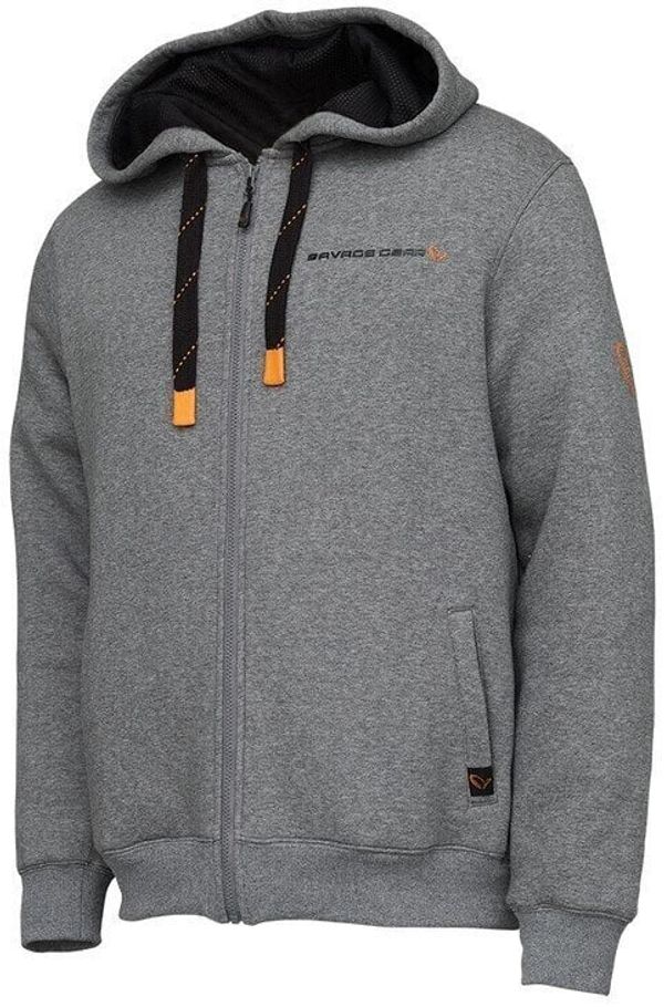 Savage Gear Savage Gear Majica s kapuljačom Classic Zip Hoodie Grey Melange S