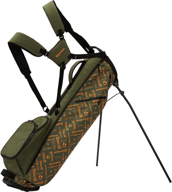TaylorMade TaylorMade Flextech Carry Sage/Orange Print Golf torba
