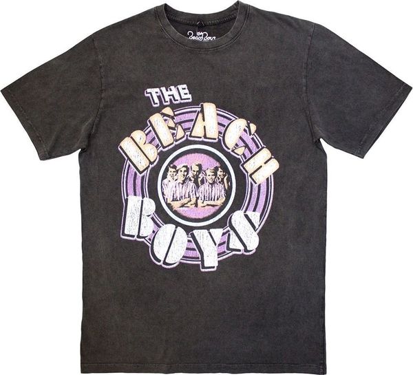The Beach Boys The Beach Boys Košulja Vintage Photo Stone Wash Unisex Charcoal Grey 2XL