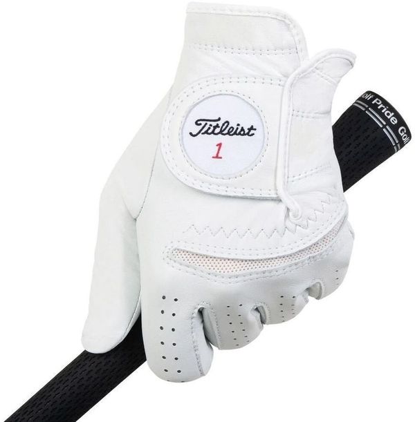 Titleist Titleist Permasoft White Desna ruka ML Muške rukavice
