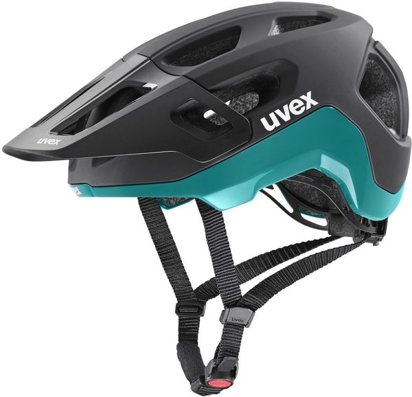 UVEX UVEX React Black/Teal Matt 56-59 Kaciga za bicikl