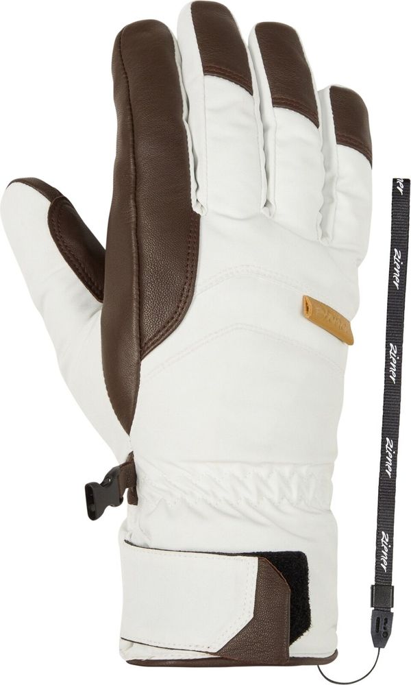 Ziener Ziener Kamary GTX AW White Fog 7,5 Skijaške rukavice