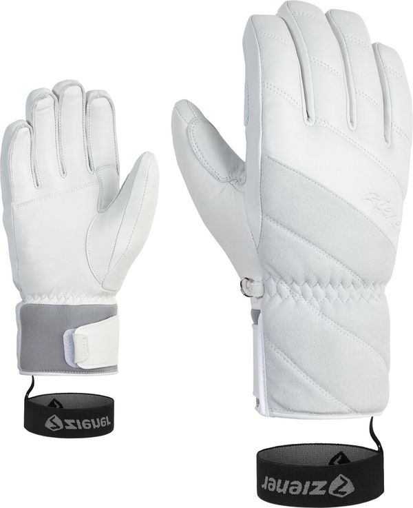 Ziener Ziener Kuma AS White 6 Skijaške rukavice