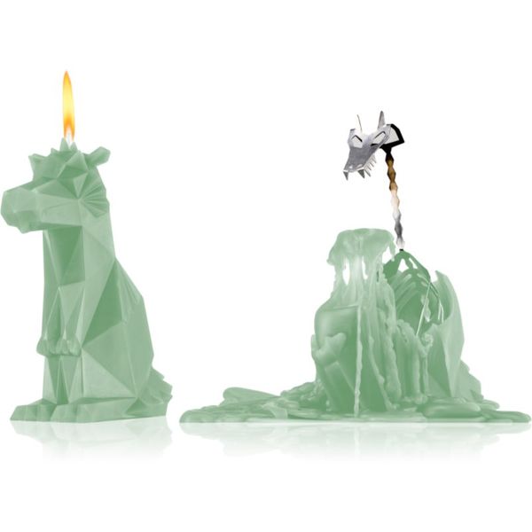 54 Celsius 54 Celsius PyroPet DREKI (Dragon) ukrasna svijeća III. Sage Green 17,8 cm