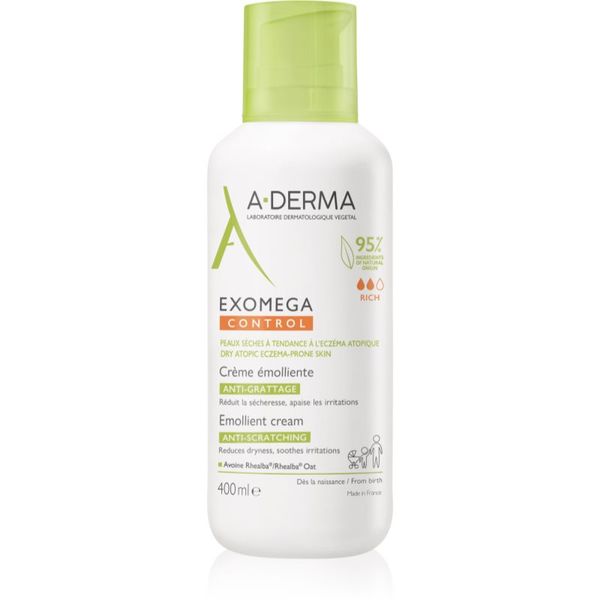 A-Derma A-Derma Exomega Control krema za tijelo za vrlo suhu, osjetljivu i atopičnu kožu 400 ml
