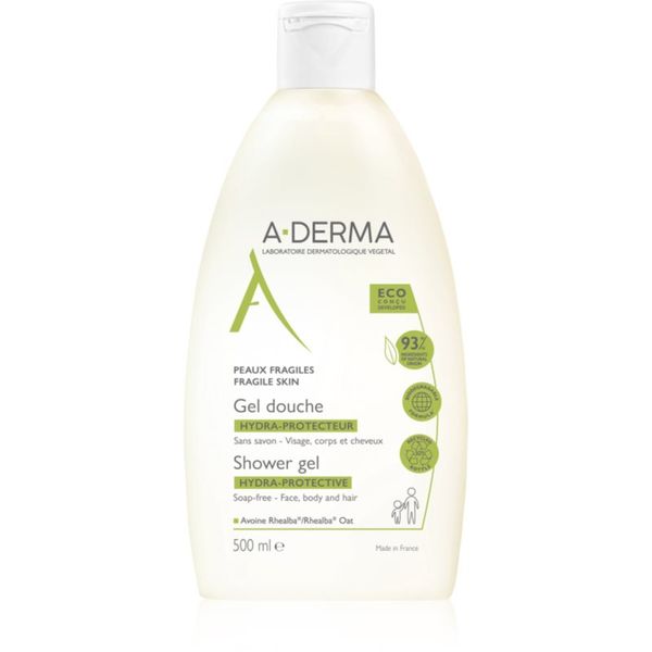 A-Derma A-Derma Hydra-Protective ekstra nježni gel za tuširanje za cijelu obitelj 500 ml