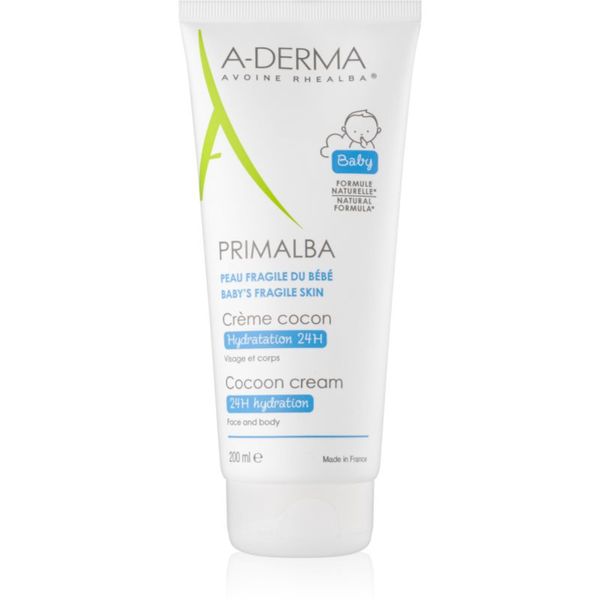 A-Derma A-Derma Primalba Baby zaštitna krema za djecu s hidratantnim učinkom za lice i tijelo 200 ml