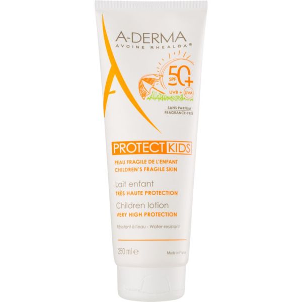 A-Derma A-Derma Protect Kids zaštitno dječje mlijeko za sunčanje SPF 50+ 250 ml