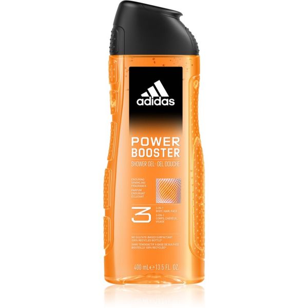 Adidas Adidas Power Booster energetski gel za tuširanje 3 u 1 400 ml