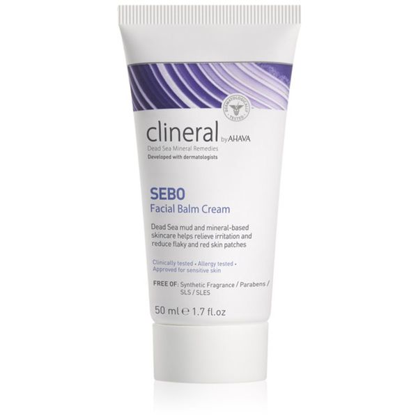 Ahava AHAVA Clineral SEBO hranjiva i umirujuća krema za lice s hidratantnim učinkom 50 ml