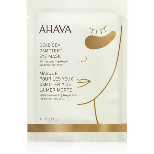 Ahava AHAVA Dead Sea Osmoter hidrogel maska za područje oko očiju za sjaj i hidrataciju 4 g