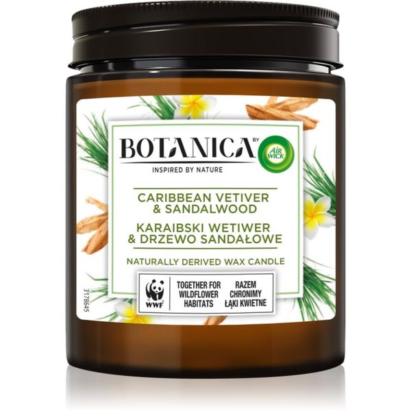 Air Wick Air Wick Botanica Caribbean Vetiver & Sandalwood mirisna svijeća 205 g