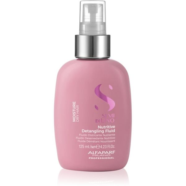 Alfaparf Milano Alfaparf Milano Semi di Lino Moisture Nutritive Detangling Fluid njega za hidrataciju bez ispiranja za jednostavno raščešljavanje kose 125 ml