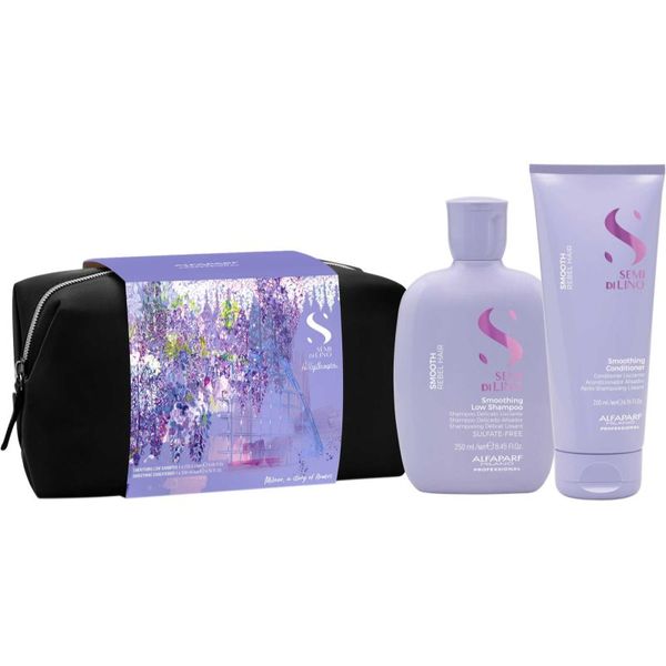Alfaparf Milano Alfaparf Milano Semi di Lino Smooth poklon set (za zaglađivanje i ishranu suhe i neposlušne kose)