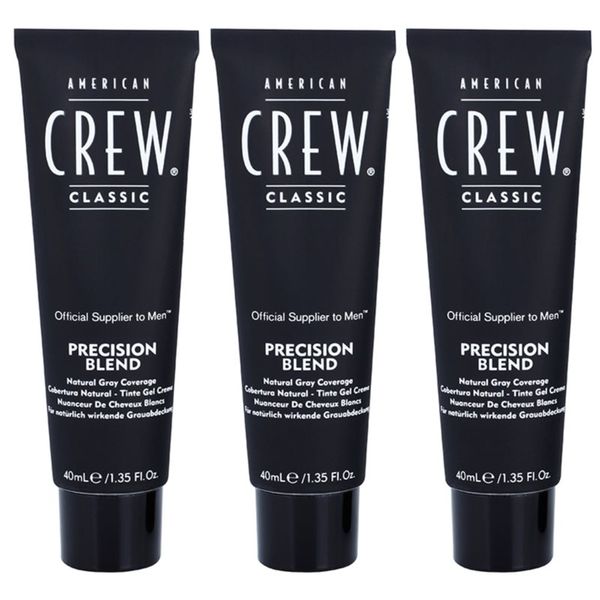 American Crew American Crew Classic Precision Blend boja za kosu za sijedu kosu nijansa 7-8 Light 3x40 ml