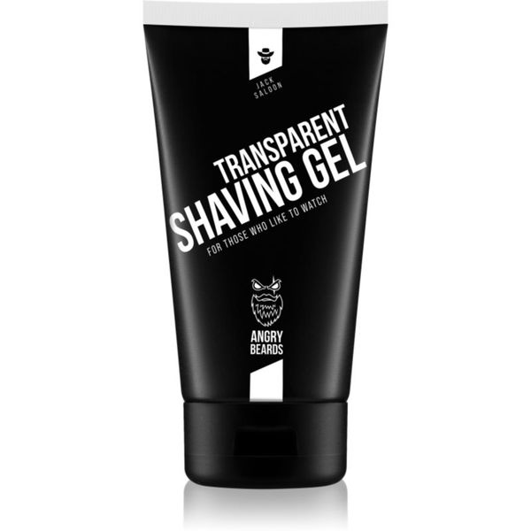 Angry Beards Angry Beards Jack Saloon Transparent gel za brijanje 150 ml